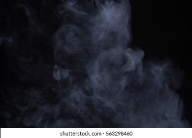 Smoke On Black Background