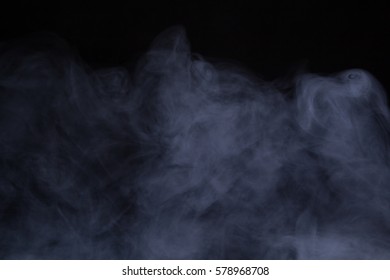 smoke on black background - Shutterstock ID 578968708