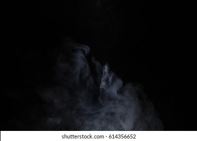 Smoke On Black Background