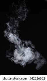 Smoke On A Black Background. Screen Blend Mode