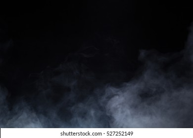 smoke on blackbackground - Shutterstock ID 527252149