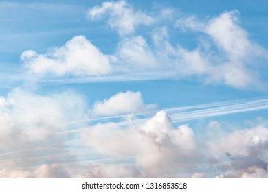 smoke production with clouds in the sky - Shutterstock ID 1316853518