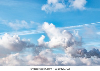 smoke production with clouds in the sky - Shutterstock ID 1319820722