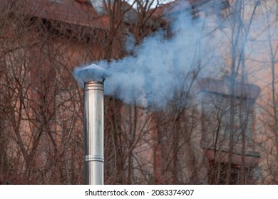 Smoke Rising From A Chimney Background