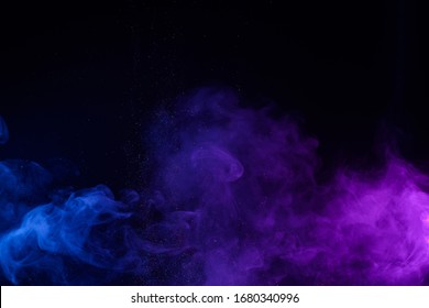 Smoke with shiny glitter particles abstract background - Powered by Shutterstock