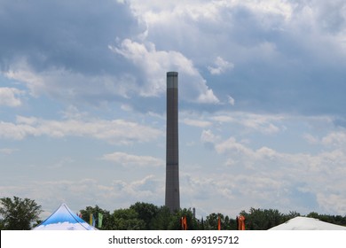 Smoke Stack From The Food Truck Festival