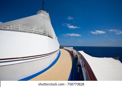 Smoke Stack On A Cruise Ship