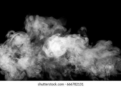 Smoke Texture On Black