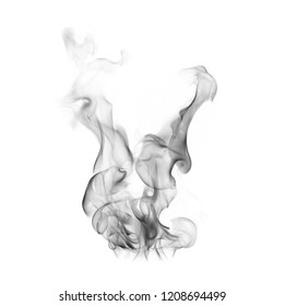 Black Smoke On White Background Stock Photo (Edit Now) 314871185