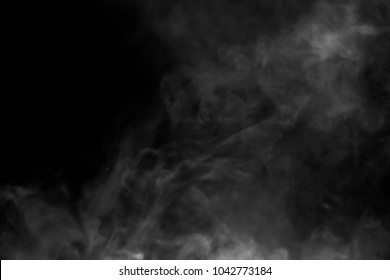 Smoke white background black blur