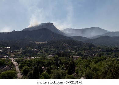 Smoke From Wild Fire Over Durango, Colorado