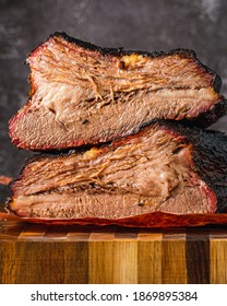 Smoked BBQ Beef Brisket - Texas Style Barbeque - Shutterstock ID 1869895384