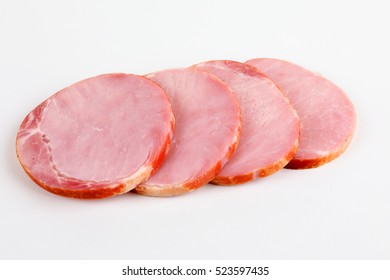 Smoked Pork Chop With White Background