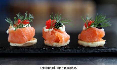 Smoked Salmon Canapes