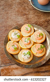 Smoked Salmon Canapes