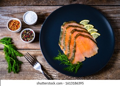 Smoked Salmon With Dill And Lemon