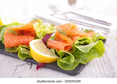 Smoked Salmon With Salad