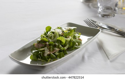 Smoked Trout, Avocado & Watercress Salad With Horseradish Dressing 