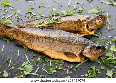 Similar – Foto Bild Fische im Räucherofen.