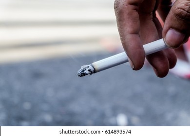 Smoker On Street