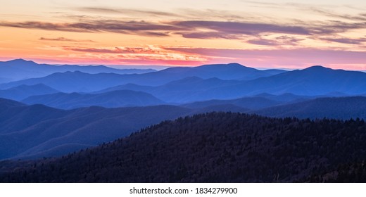 Smokey Mountains From Clingmans Dome 