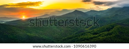 Smokey Mountains sunset