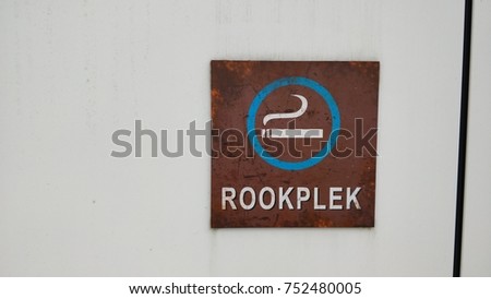 Smoking allowed, Rookplek
