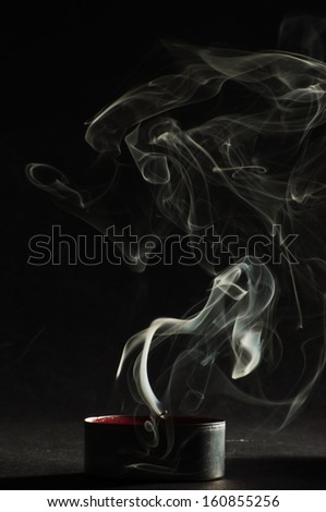 Smoking candle