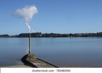 Smoking Post Manukau Harbour Stock Photo 783480304 | Shutterstock