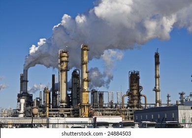 Oil Gas Industrial Close Industrial View Stock Photo (Edit Now) 1489880543