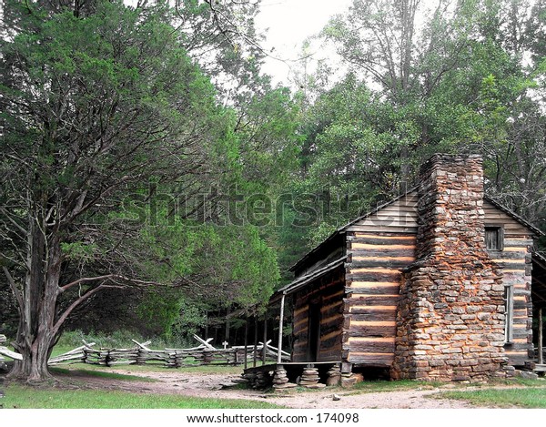 Smoky Mountain Cabin Stock Photo Edit Now 174098