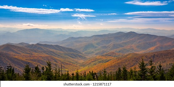 Smoky Mountains In The Fall