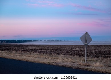 Smoky Sunset On Darling Downs