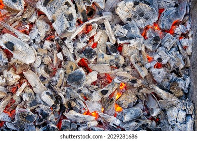 Smoldering Embers As A Background Image