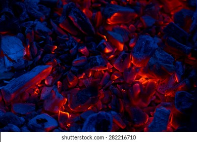 The Smoldering Embers As A Soft Background