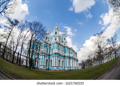 Smolny Cathedral 1835. Architect Bartolomeo Francesco Rastrelli