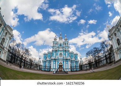 Smolny Cathedral 1835. Architect Bartolomeo Francesco Rastrelli