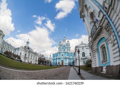 Smolny Cathedral 1835. Architect Bartolomeo Francesco Rastrelli