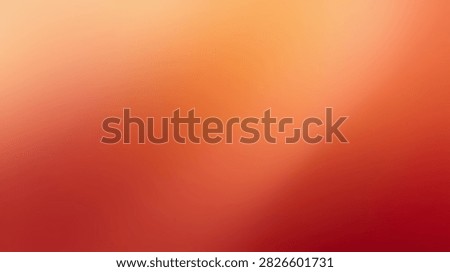 A smooth, abstract gradient background transitioning from deep red to soft orange, creating a warm and inviting atmosphere.