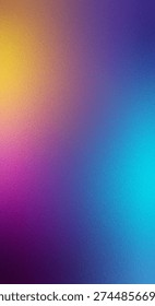 Smooth abstract gradient blending warm yellow, pink, purple, and cool blue hues, creating a soft, ethereal background effect.