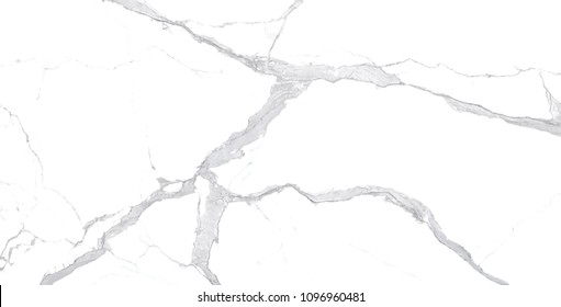 Smooth Calacatta White Marble Slab