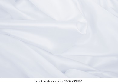 Smooth Elegant Grey Silk Or Satin Luxury Cloth Can Use As Wedding Background. Luxurious Background Design  