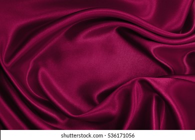 Smooth Elegant Pink Silk Or Satin Luxury Cloth Texture Can Use As Abstract Background. Luxurious Valentines Day Background Design