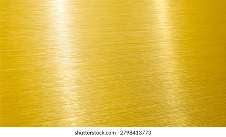 Smooth golden metallic surface with subtle linear reflections and texture