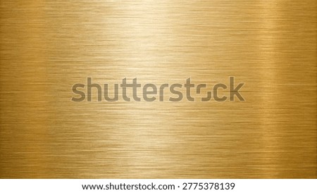 Smooth golden metallic surface with subtle horizontal brush strokes
