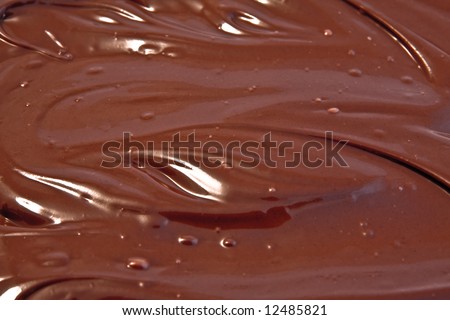 smooth melted creamy chocolate background