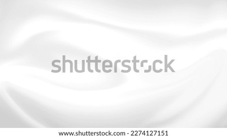 Smooth pleated cream or silk cloth-like background material.
