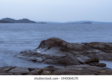 Smooth Rock Formation On The Swedish West Coast.