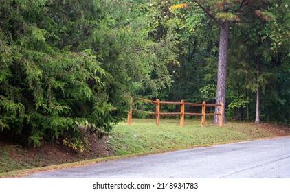 529 Wooden round pole fence Images, Stock Photos & Vectors | Shutterstock