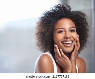 Smooth skin puts a smile on her face - Powered by Shutterstock